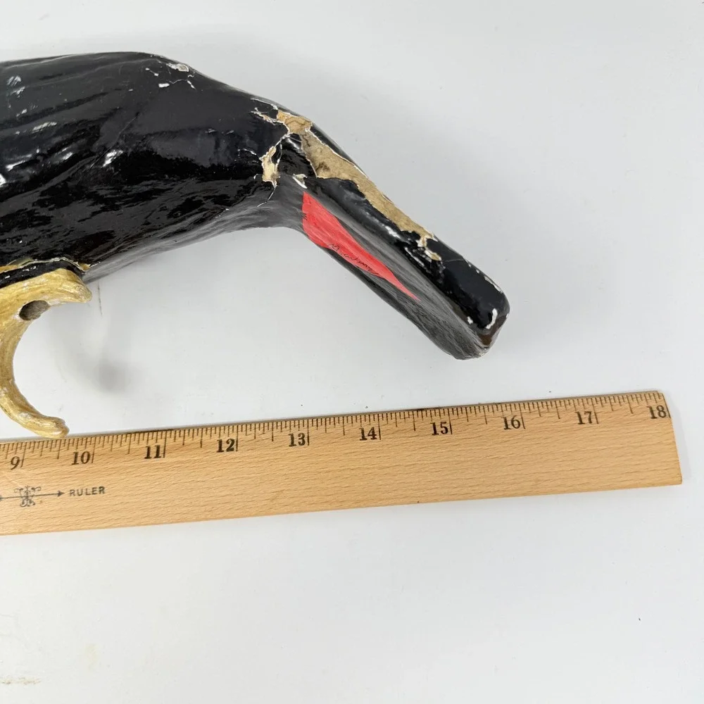 Vtg Handcrafted Toucan Paper‎ Mache Folk Art Mexico 16